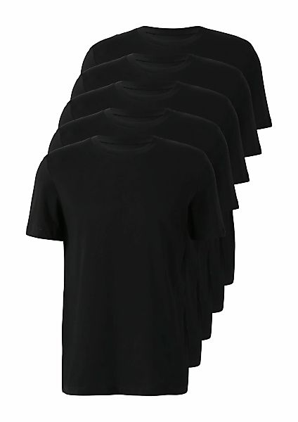s.Oliver T-Shirt, 5er Pack mit Rundhals günstig online kaufen