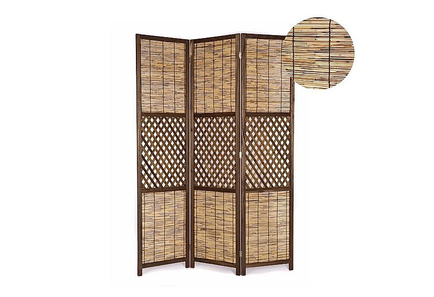 CREEDWOOD Paravent RAUMTEILER AMBIENTE, 3-teilig, Bambus, Schilf, Natur Par günstig online kaufen