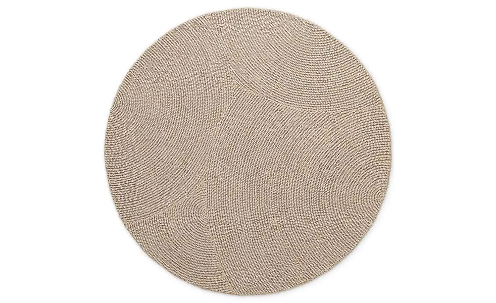 Hanse Home Wollteppich   ¦ beige ¦ Wolle,Baumwolle Ø: 200 Teppiche > Naturt günstig online kaufen
