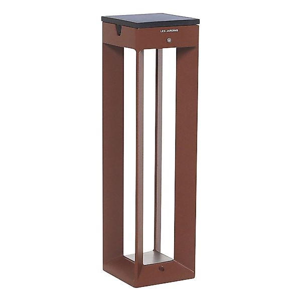 LED-Solarleuchte Borne mit Sensor, 45 cm, corten günstig online kaufen