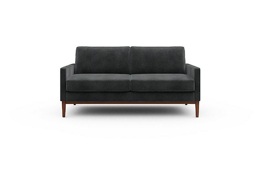 moebelfaktor Sofa Bodo 2,5-Sitzer, Retro-Design, elegante Linien, stabile H günstig online kaufen