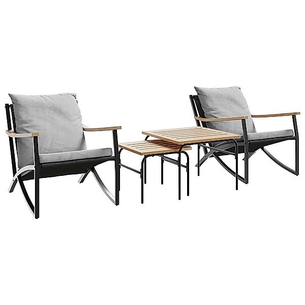 vidaXL Gartenlounge-Set 4-tlg. Balkonmöbel Set mit günstig online kaufen