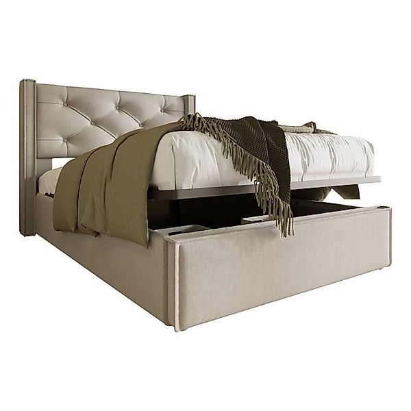 BlingBin Einzelbett Hydraulisch Polsterbett (mit Lattenrost günstig online kaufen