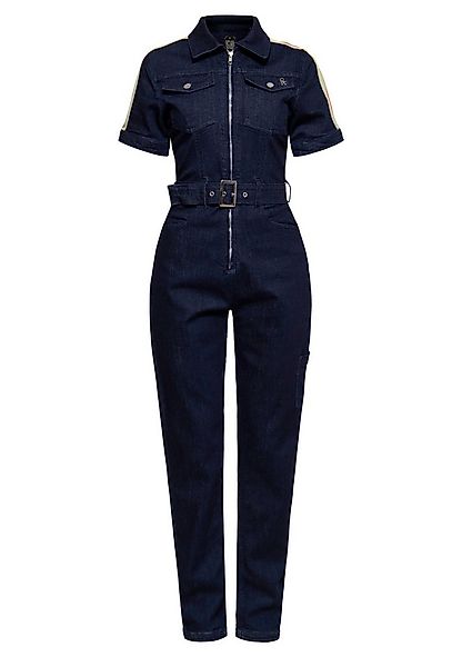 QueenKerosin Overall Speedway Service mit Rückenstickerei günstig online kaufen