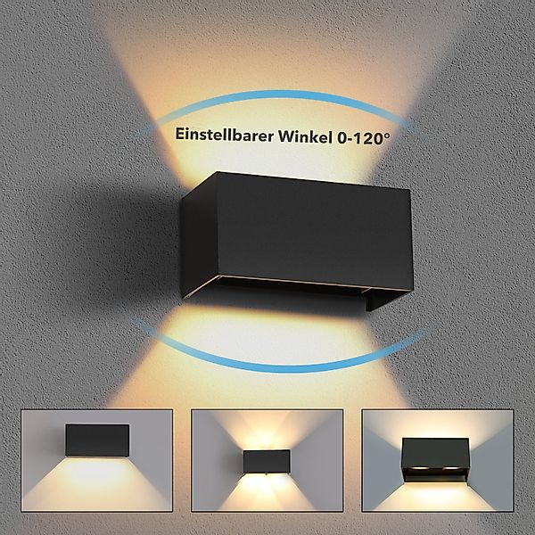 oyajia Wandleuchte LED Wandleuchte mit wechselbarem günstig online kaufen