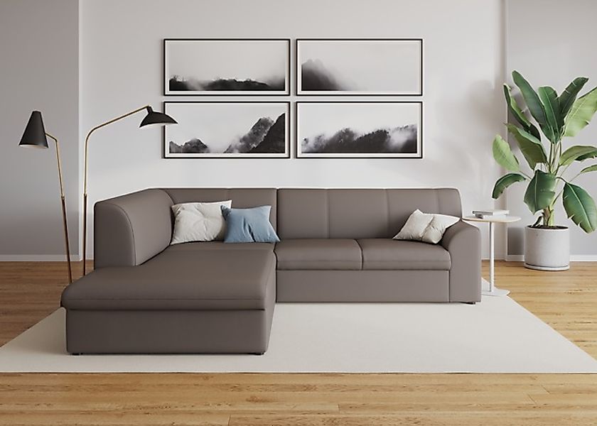 DOMO collection Ecksofa »Topper zeitlos elegant, kompakte Stellmaße, OTTOs günstig online kaufen