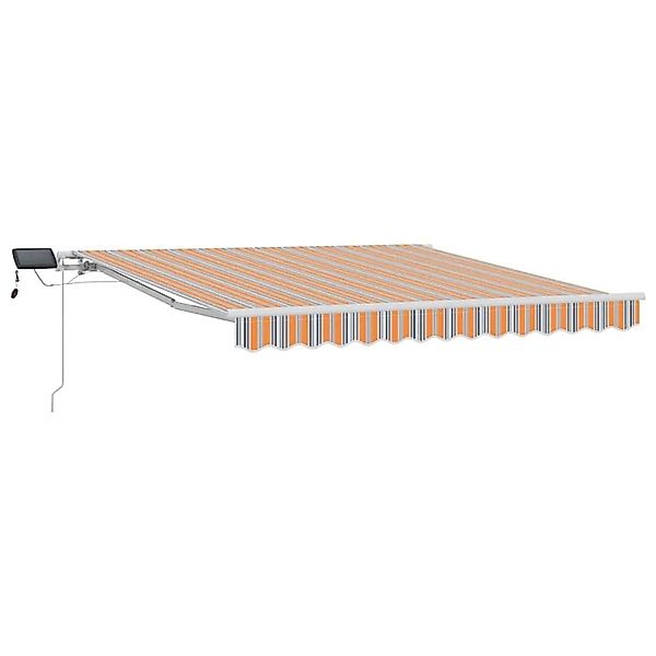 vidaXL Einziehbare Markise Mehrfarbig 300 x 250 cm Stoff und Stahl 3329998 günstig online kaufen