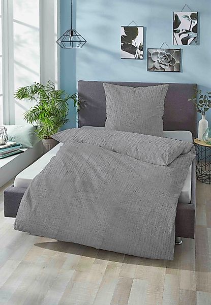 Biberna Bettwäsche Thea, Musselin, 2 teilig, günstig online kaufen