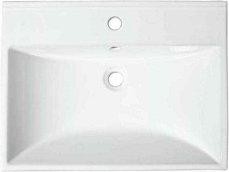 welltime Einbauwaschbecken "Trento Deluxe", Mit Nano Glasur in 61,81,101cm günstig online kaufen