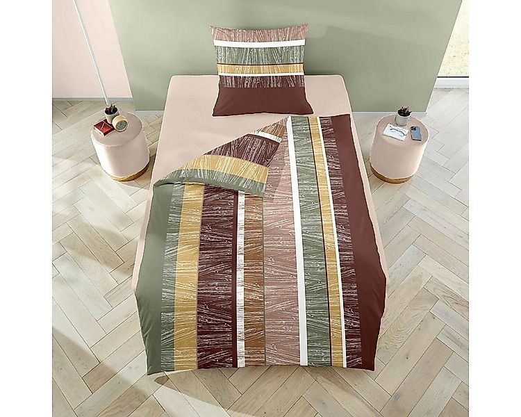 TRAUMSCHLAF Bettwäsche Chicago, Biber, 3 teilig, Biberbettwäsche weich und günstig online kaufen