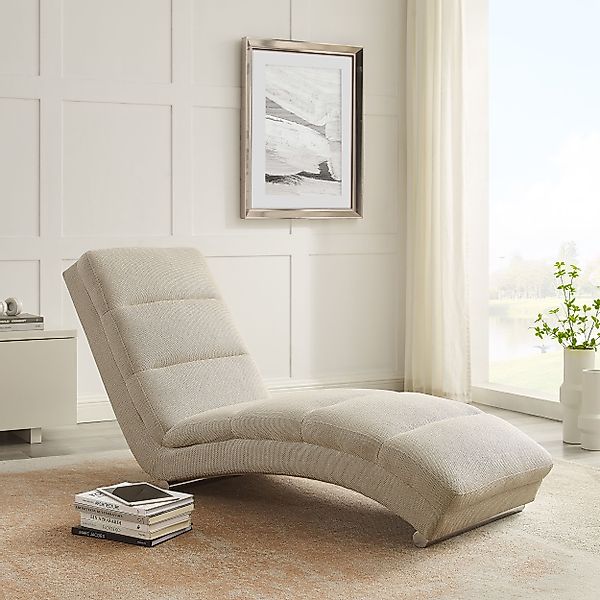 SalesFever Relaxliege "Komfortable Relaxliege" mit Quersteppung, Bezugstoff günstig online kaufen