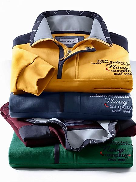 Marco Donati Poloshirt "Langarm-Shirt", (1 tlg.) günstig online kaufen