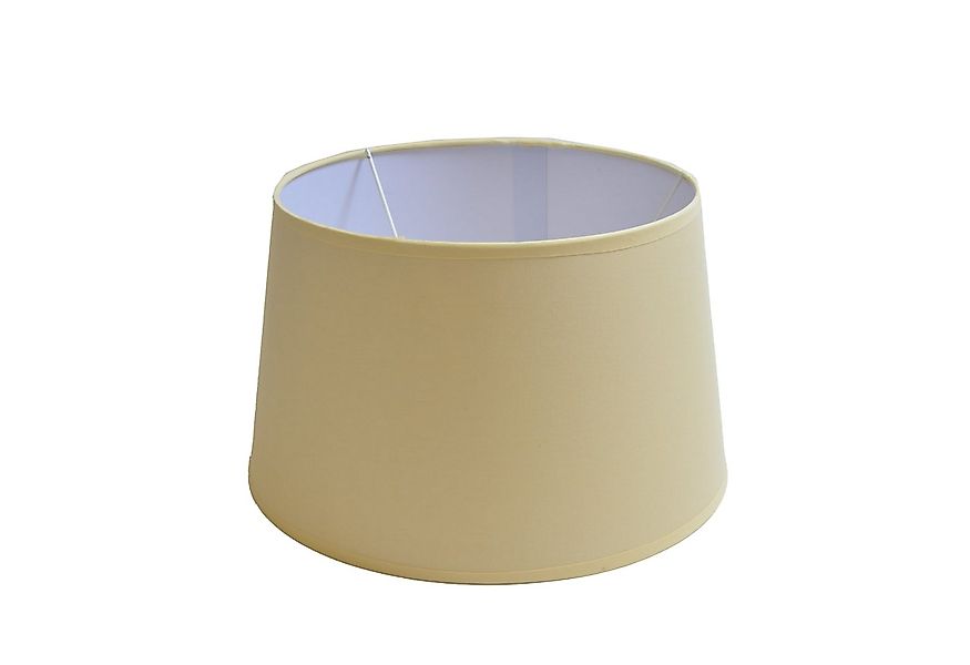 B&S Lampenschirm Lampenschirm rund aus Stoff H 16 x Ø 25 cm für Tisch - Ste günstig online kaufen