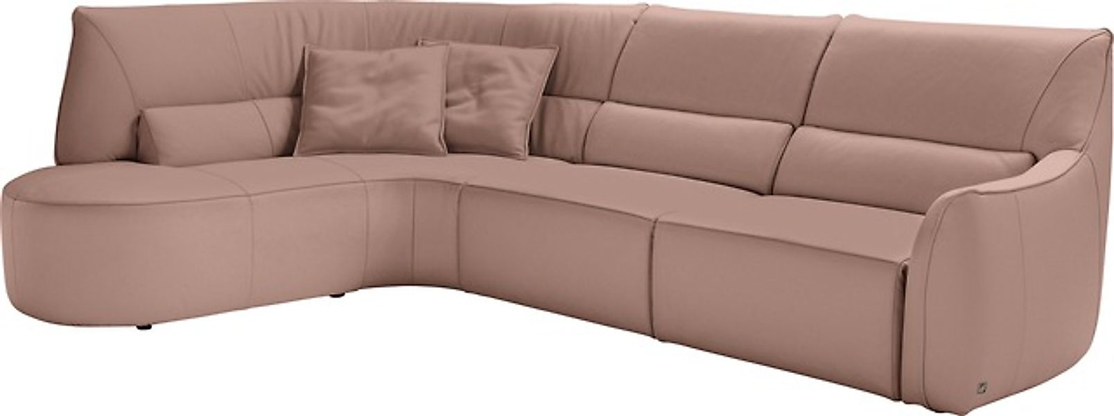 Egoitaliano Ecksofa »Puffy, extravagant & edel, Retro Designsofa, hoher Sit günstig online kaufen