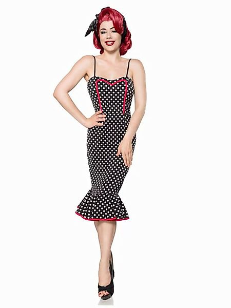 Retrokleid Schwarz-Weiß Dots günstig online kaufen