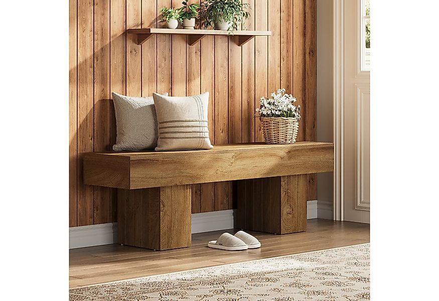 Tribesigns Sitzbank Esszimmerbank, Bauernhaus Holz-Bank Küchenbank Lange Si günstig online kaufen
