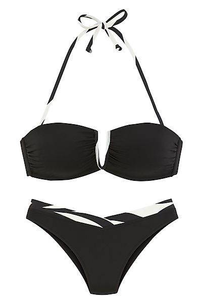 French Connection Bandeau-Bikini Claire V-förmige Schnalle günstig online kaufen