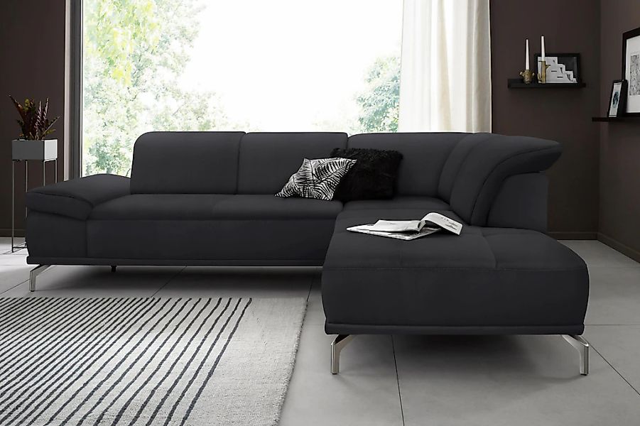 Places of Style Ecksofa "Caluna", Inkl.Sitztiefenverstellung, wahlweise mit günstig online kaufen