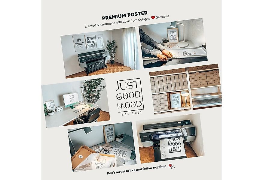 JUSTGOODMOOD Poster Premium ® Formel 1 Ferrari Rennwagen · ohne Rahmen günstig online kaufen