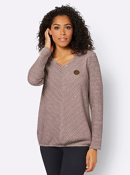 Casual Looks Langarmshirt "Shirt" 1 Stk. tlg. günstig online kaufen