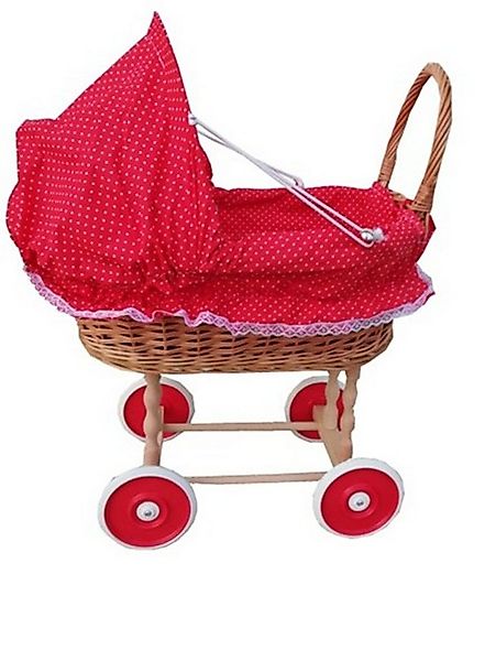 Welt der Träume Puppenwagen Puppenwagen Holzpuppenwagen inkl. Decke und Kis günstig online kaufen