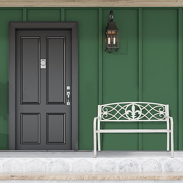 relaxdays Gartenbank aus Metall günstig online kaufen