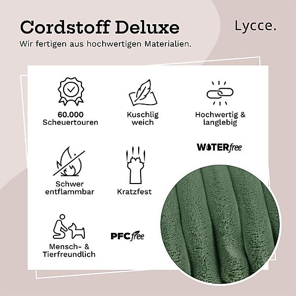 Lycce Dekokissen Kissenbezug Deluxe aus extra günstig online kaufen