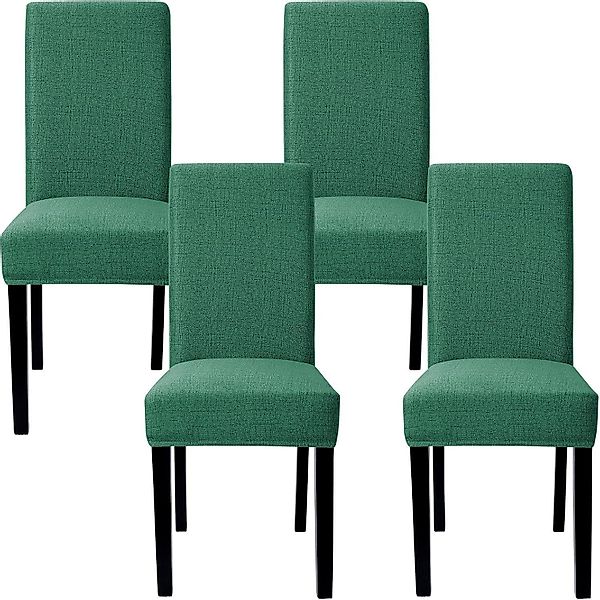 LuxusKollektion Esszimmerstuhl Stuhlhussen 4er Set Stretch günstig online kaufen