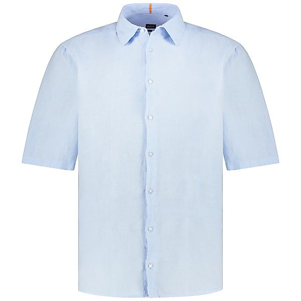 BOSS Freizeithemd aus Leinen Farbe hellblau Größe: 6XL günstig online kaufen