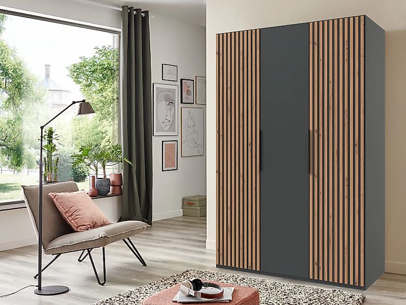 Wimex Drehtürenschrank "Andorra by fresh to go", Mit 3D-Leisten für Akustik günstig online kaufen