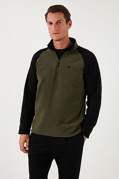 Buratti Fleecepullover Slim Fit günstig online kaufen