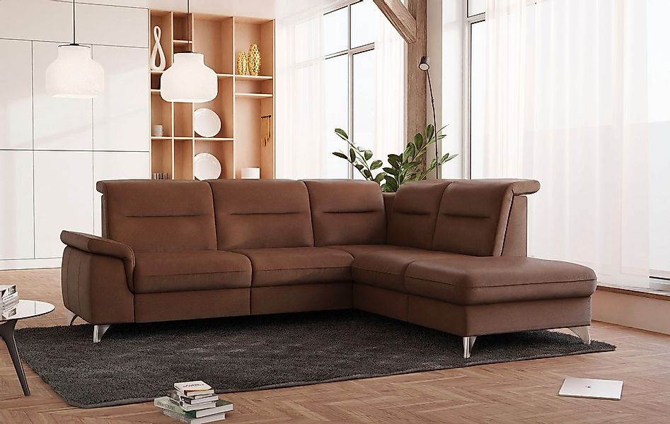 sit&more Ecksofa "Astoria L-Form" wahlweise mit motorischer Relaxfunktion günstig online kaufen