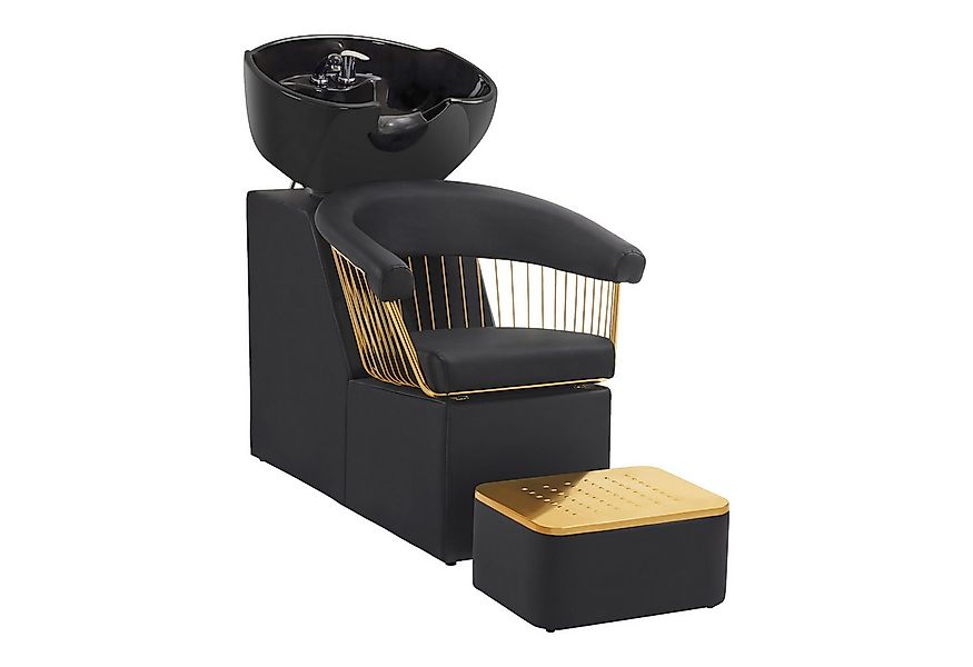 Barberpub Waschbecken Barberpub Friseurstuhl mit Waschbecken Retro 8037, Rü günstig online kaufen