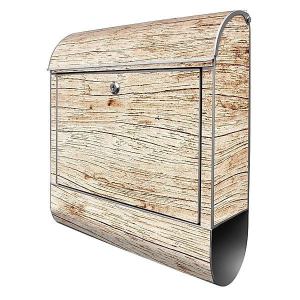 Banjado Design Briefkasten Silber Pulverbeschichtet 39x47x14cm 2 Schlüssel günstig online kaufen