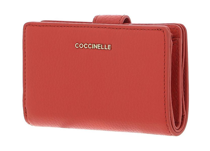 COCCINELLE Geldbörse Metallic Soft, aus echtem Rindsleder günstig online kaufen