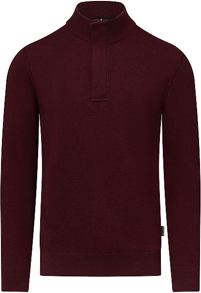 State Of Art Half Zip Pullover Wool Blend Burgundy - Größe M günstig online kaufen