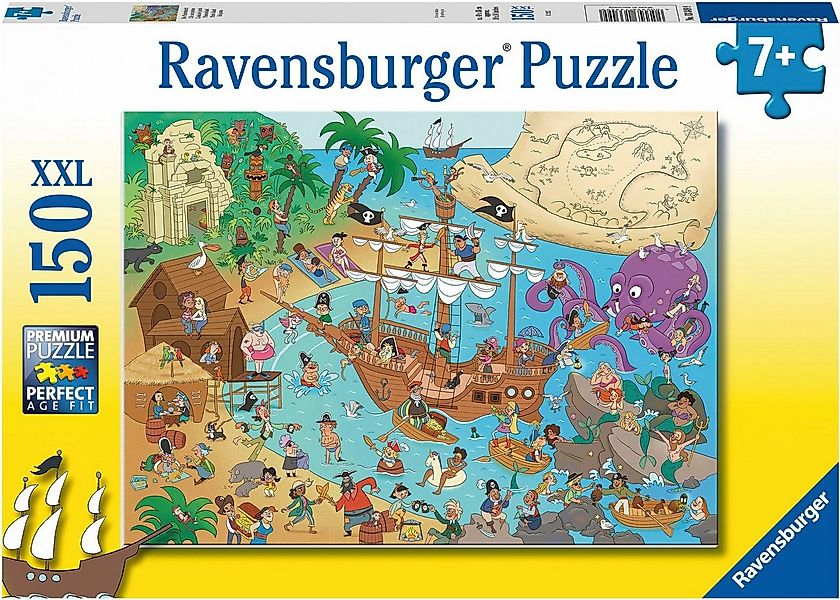 Ravensburger Puzzle Die Piratenbucht, 150 Puzzleteile, Made in Germany günstig online kaufen