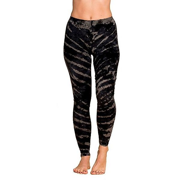 PANASIAM Leggings Unikat Batik Leggings 'Zebra' aus natürlicher Viskose Goa günstig online kaufen