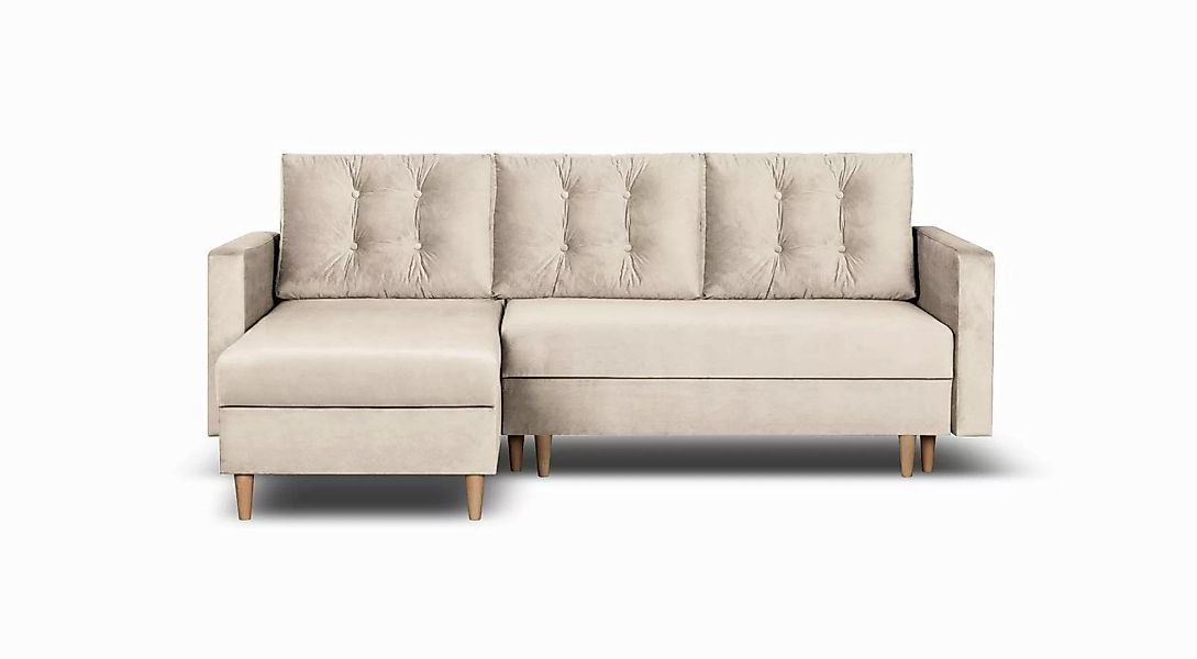 Beautysofa Ecksofa mit Schlaffunktion Sigurd L, günstig online kaufen