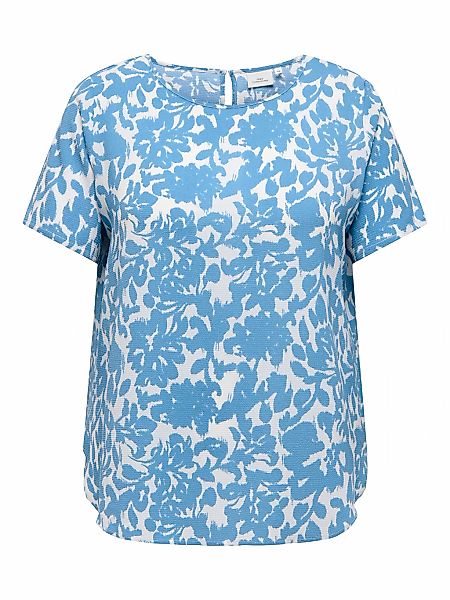 ONLY CARMAKOMA Shirtbluse "CARVICA SS TOP WVN NOOS" Materialmix, regular fi günstig online kaufen