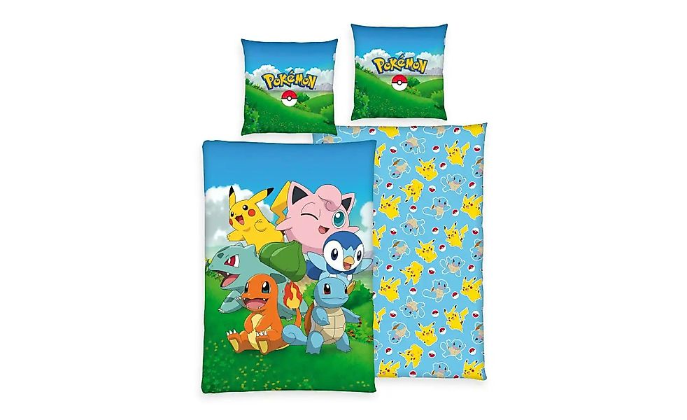 Bettwäsche-Set Pokémon   ¦ mehrfarbig ¦ Maße (cm): B: 135 H: 1 Bettwaren > günstig online kaufen