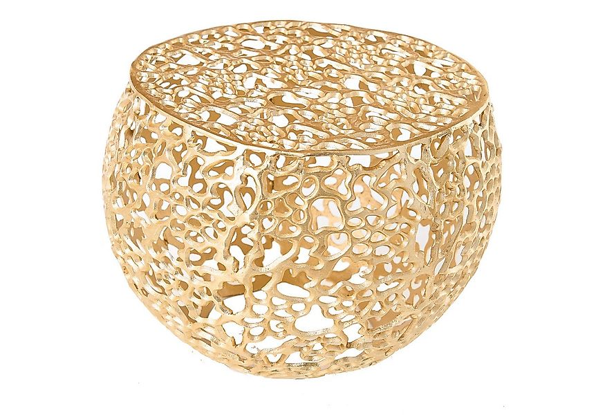 riess-ambiente Couchtisch ABSTRACT LEAF Ø50cm gold (Einzelartikel, 1-St), W günstig online kaufen