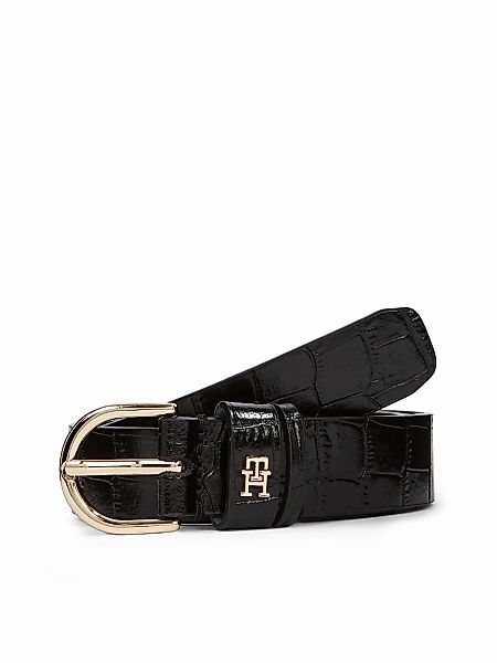 Tommy Hilfiger Ledergürtel "ESSENTIAL EFFORTLESS", 2,5 cm, geprägt, mit TH günstig online kaufen