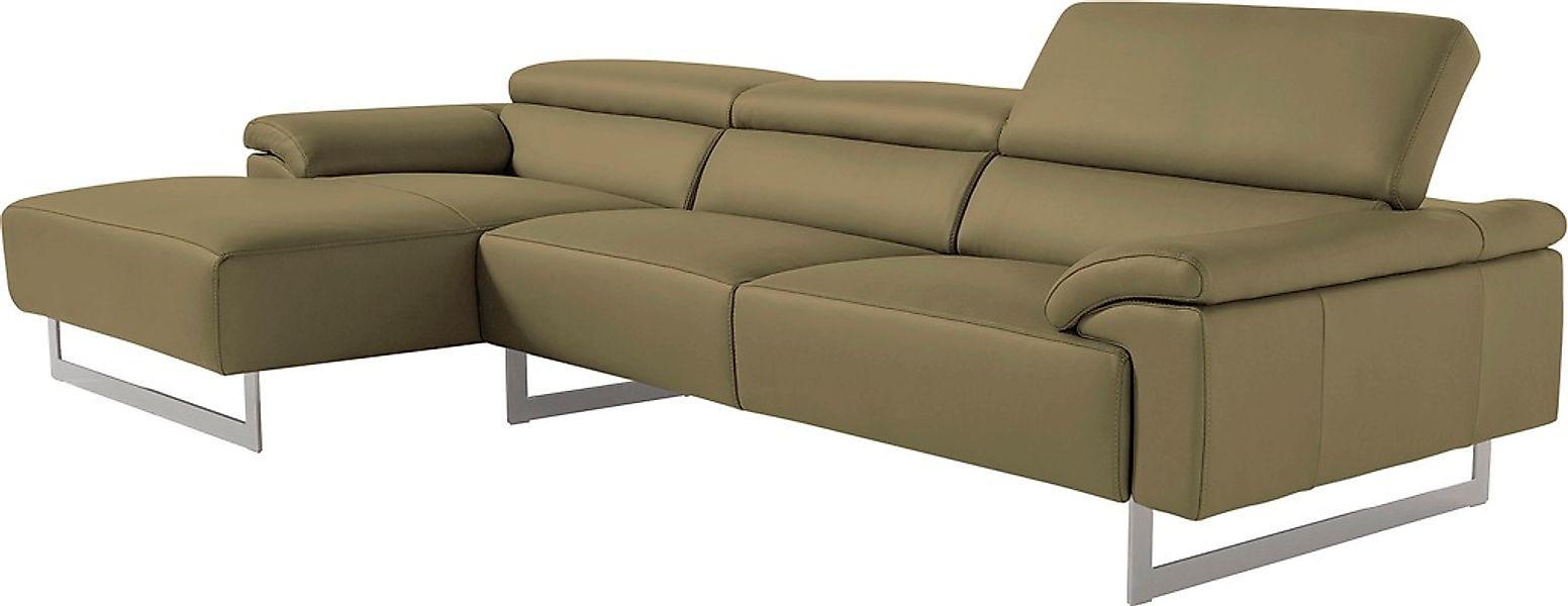 Egoitaliano Ecksofa "Malika, edel und bequem, Designsofa mit hochwertigen B günstig online kaufen