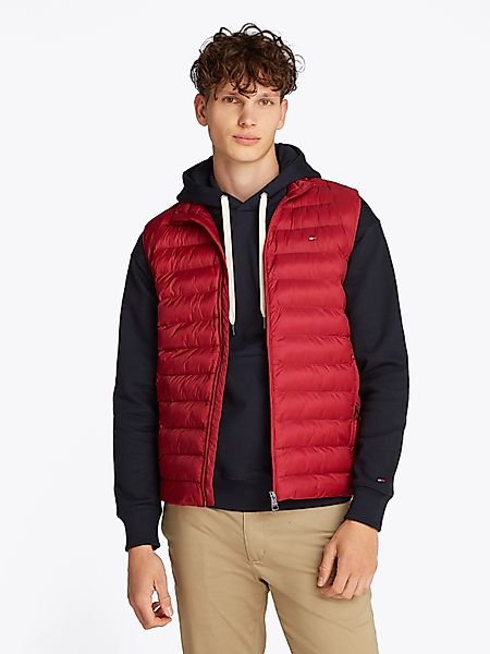 Tommy Hilfiger Steppweste "PACKABLE RECYCLED VEST" mit Logostickerei günstig online kaufen