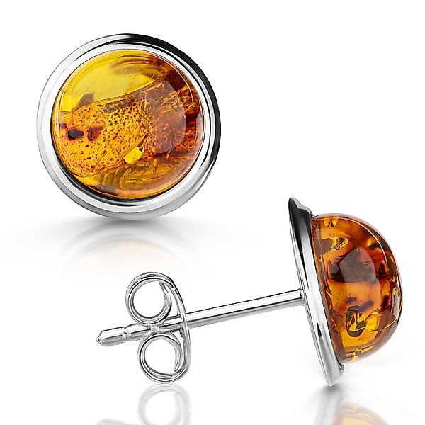 Materia Paar Ohrstecker Damen Silber Bernstein günstig online kaufen