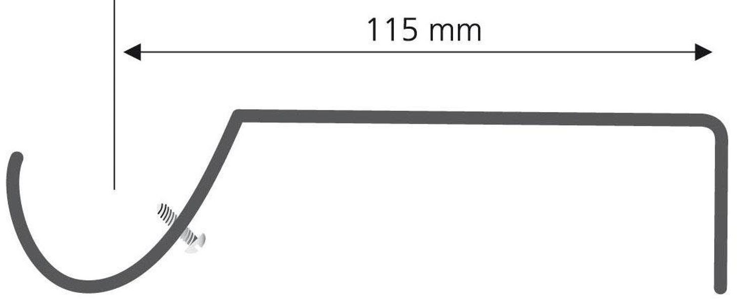 Liedeco Träger für Gardinenstangen Ø 16 mm günstig online kaufen