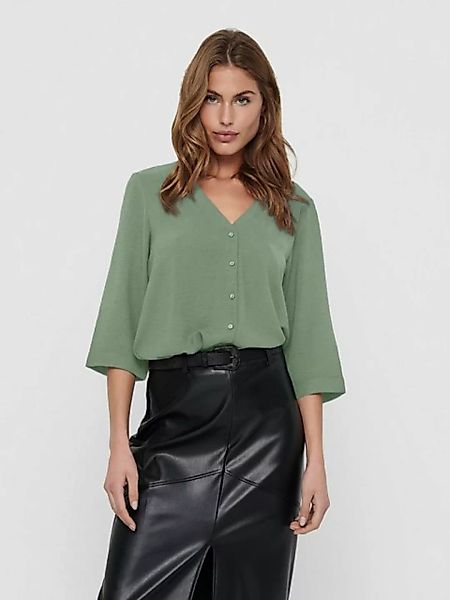 JACQUELINE de YONG Blusenshirt Leichtes Crepe Hemd Blusen Shirt Basic Top O günstig online kaufen