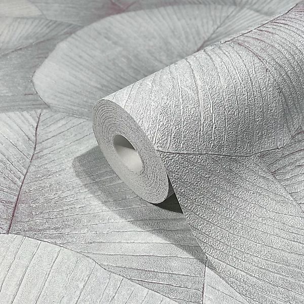 Marburg Vliestapete Floral Natur Grau FSC® günstig online kaufen