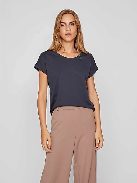 Vila Rundhalsshirt VIDREAMERS NEW PURE T-SHIRT/SU-NOOS Basic Damen-T-Shirt günstig online kaufen